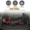 38Ah Lithium battery electric scooter 5600W dual motor 85 km/h speed portable folding load 200kg climb 35° range 70-80km LED MOOD lighting