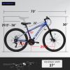 A2610 26 inch Mountain Bike 21 Speeds, Suspension Fork, Steel Frame Disc-Brake for Men Women Mens Bicycle Adlut Bike