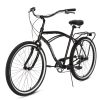 HARMI  Adult Beach Cruiser Bike,7 Speed Bicycles, Multiple Colors,26" Inch Wheels, for Men and Women